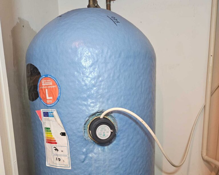 Immersion Cylinder fitted by Sally's Pipe Dream