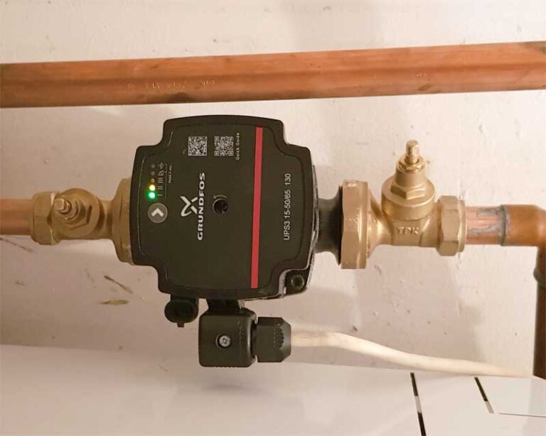 Replace central heating pump