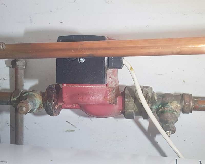 Replace central heating pump