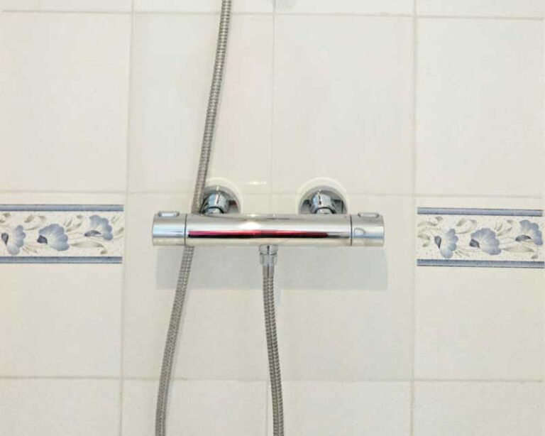 Replace concealed shower with external shower bar