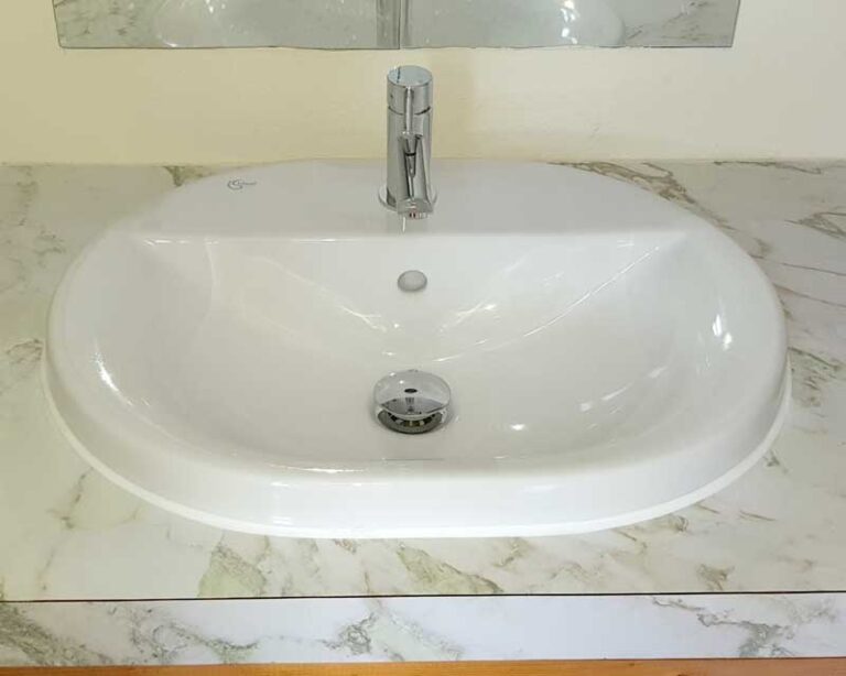 Replace basin, tap and waste