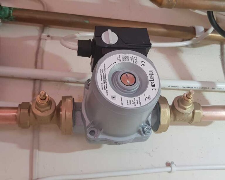 Replace central heating pump