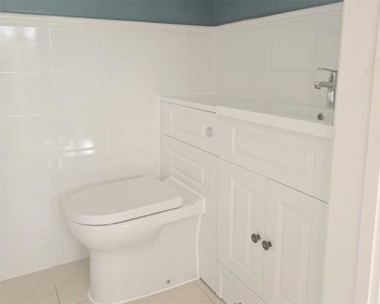 Downstairs toilet renovation after