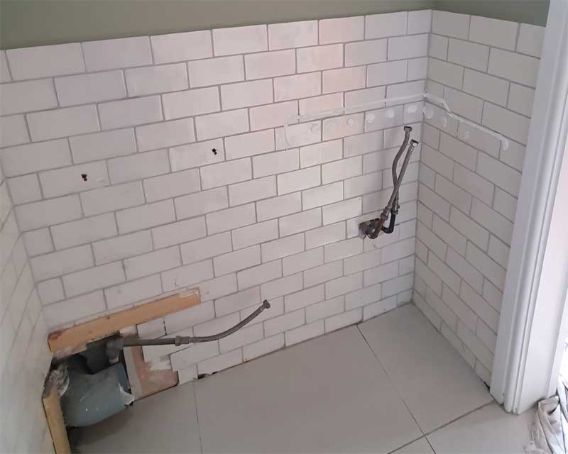 Downstairs toilet renovation before