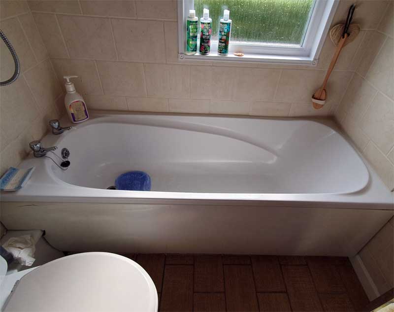 Bathroom renovation before