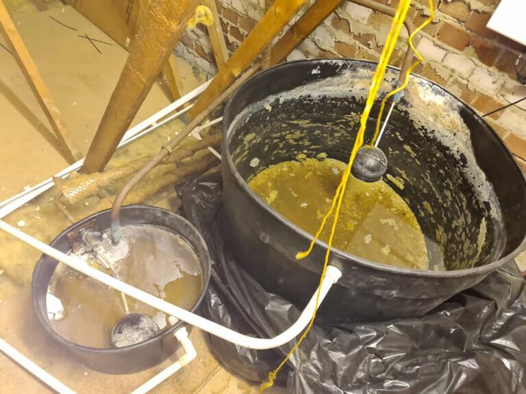 cold water tank central heating clean